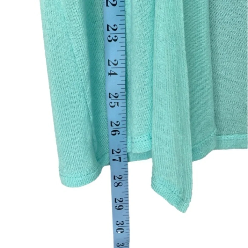 AINA BE Cardigan Open Front Lightweight Long Sleeve Seafoam Women Size M NWT